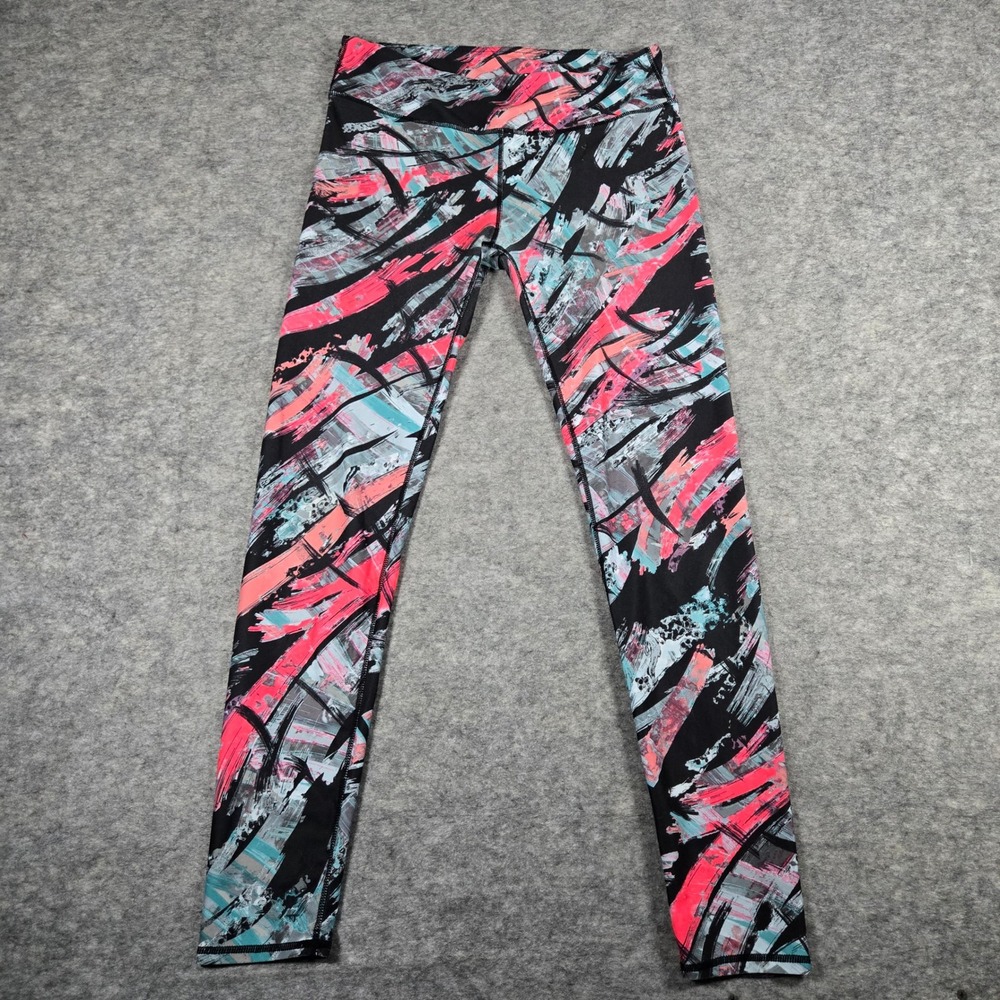 Fabletics Womens Multi Abstract Print Performance Athletic‎ Leggings M